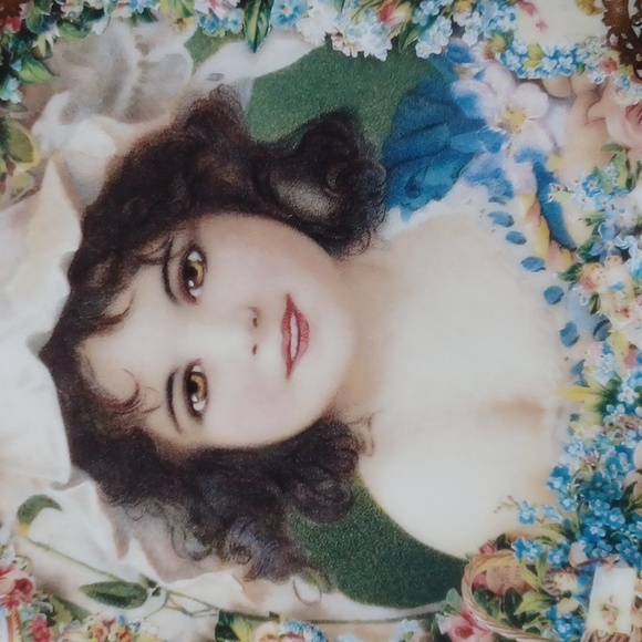 Romantic Victorian Keepsakes Springtime Beauty" Collector Plate by John Grossman - Picture 2 of 8